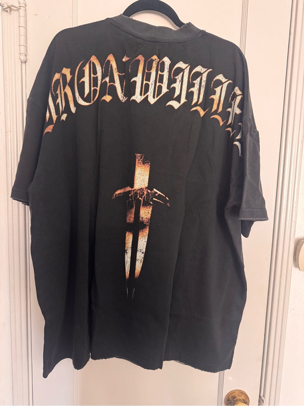 Ironwilled Gold Chrome Dagger tee